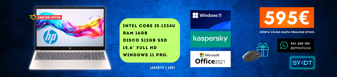 portatil hp i5 16gb 512gb ssd